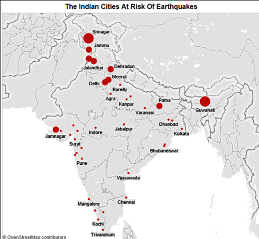quake hits india